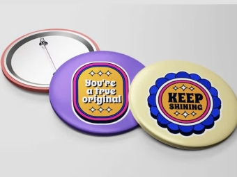 Custom Badges 1.73 in