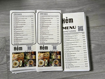 Brochure / Menu to go